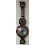 A mahogany barometer/thermometer Condition Report: Available upon request