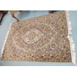A Super Keshan wool rug, 197cm x 141cm Condition Report: Available upon request