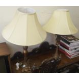 A pair of table lamps (2) Condition Report: Available upon request