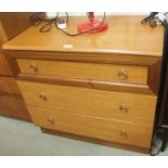 A Beithcraft teak three drawer chest Condition Report: Available upon request
