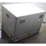 A large metal cargo trunk Condition Report: Available upon request