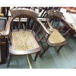 A pair of captain's chairs (2) Condition Report: Available upon request