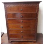 A mahogany music cabinet Condition Report: Available upon request