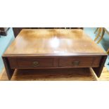 A mahogany sofa table (def) Condition Report: Available upon request