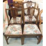 Four dining chairs (4) Condition Report: Available upon request