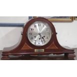 A mahogany mantle clock Condition Report: Available upon request