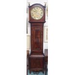 A mahogany longcase clock, R Robertson Perth, 208cm high Condition Report: Available upon request