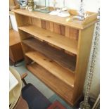 An open bookcase, 130cm high x 130cm wide x 30cm deep Condition Report: Available upon request