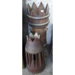 Two Victorian chimney pots (2) Condition Report: Available upon request