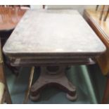 A Victorian mahogany pedestal table, 75cm high x 122cm wide x 66cm deep Condition Report: