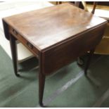 A Georgian mahogany Pembroke table Condition Report: Available upon request