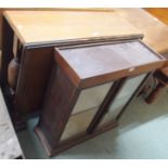 A bookcase top and a drop leaf table (2) Condition Report: Available upon request