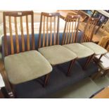 Four G-plan teak dining chairs (4) Condition Report: Available upon request