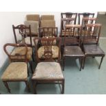 Fourteen assorted dining chairs (14) Condition Report: Available upon request