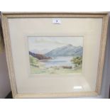 A watercolour of Tarbet, Loch Lomond, signed J Connel Condition Report: Available upon request