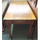 A Victorian mahogany Pembroke table, 74cm high x 118cm wide x 59cm deep Condition Report: