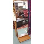 A mid-Century teak cheval mirror Condition Report: Available upon request