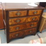 A Victorian two over three chest of drawers, 104cm high x 110cm wide x 51cm deep Condition Report: