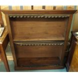 A Victorian mahogany bookcase, 107cm high x 91cm wide x 28cm deep Condition Report: Available upon