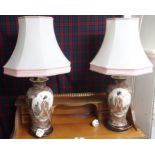 A pair of table lamps (2) Condition Report: Available upon request