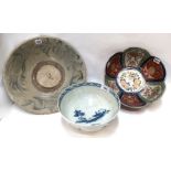 A Chinese blue and white bowl, a Japanese bowl and an Anamese bowl Condition Report: Available