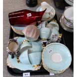 Tuscan china teaset and other items Condition Report: No condition report available for this lot