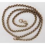 A 9ct gold vintage belcher chain 48cm, weight 7.6gms Condition Report: Available upon request