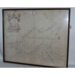 An early map of Firth of Forth and east coast, 48 x 56cm, framed and glazed Condition Report: