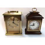 A Mappin and Webb Elliot mantle clock and a Staiger clock Condition Report: Available upon request