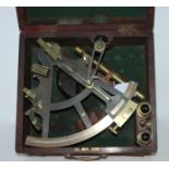 A cased sextant by Robert Young & Son, Glasgow Condition Report: Available upon request