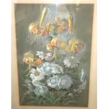 ELIZABETH P HAMILTON Still life, signed, pastel, 55 x 38cm and another (2) Condition Report: