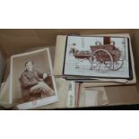 A collection of vintage cabinet photographs etc Condition Report: Available upon request