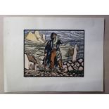AFTER JACK BUTLER YEATS The Ballad singer, print, 12 x 15.5cm Condition Report: Available upon