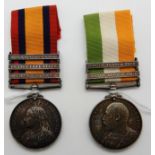 A lot comprising a Queens South Africa medal to 6620 Pte. F Connolly, Scottish Rifles with Cape