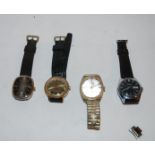 Small collection of gents wristwatches Condition Report: Available upon request