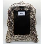 A silver mounted photo frame, Birmingham 1997, 23cm x 18.5cm, aperture 11.5cm x 8.5cm Condition