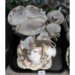 Tuscan Windsor teaset, Crescent China dish etc Condition Report: No condition report available for