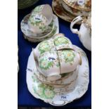 A Roslyn China Azalea pattern teaset Condition Report: Available upon request
