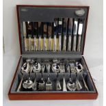 A modern silver plated cutlery set, setting for six, Cooper Cudlum, Sheffield Condition Report: