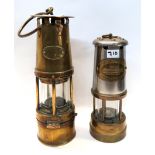 Premier Lamp miners lamp and another by British Coal Mining Co Wales Condition Report: Available