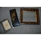 A collection of various postcards, white-metal photograph frame etc Condition Report: Available upon