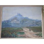 FRANK FORTY Sintra, signed, oil on board, dated, 1959, 39 x 49cm Condition Report: Available upon