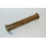 A vintage brass Kaleidoscope, 24cm high Condition Report: Available upon request