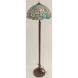 A Tiffany style standard lamp Condition Report: Available upon request