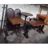 A selection of pub tables Condition Report: Available upon request