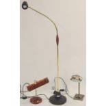 An Ask serious reader reading floor lamp, and two desk lamps (3) Condition Report: Available upon