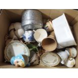 Two boxes of ceramics etc Condition Report: Available upon request