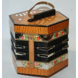 A modern East German concertina in original box Condition Report: Available upon request