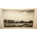 LEONARD RUSSELL SQUIRRELL Four signed, etchings, 25 x 36cm and 22 x 34cm (4) Condition Report: