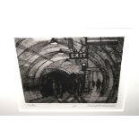 PHILIP REEVES RSA, RSW, RGI, RE Tube,signed, etching, a/p, 10 x 14cm Condition Report: Available
